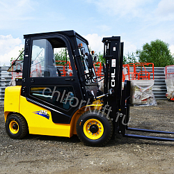 CPCD25-XC5K2C CHL Автопогрузчик Вилочный Дизельный 4.5м 2.5т SS Cabin